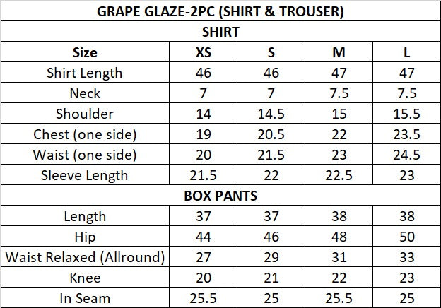 Size Guide