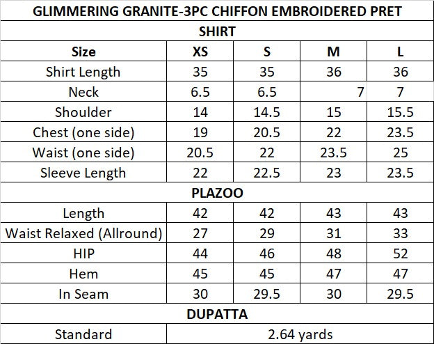 Size Guide