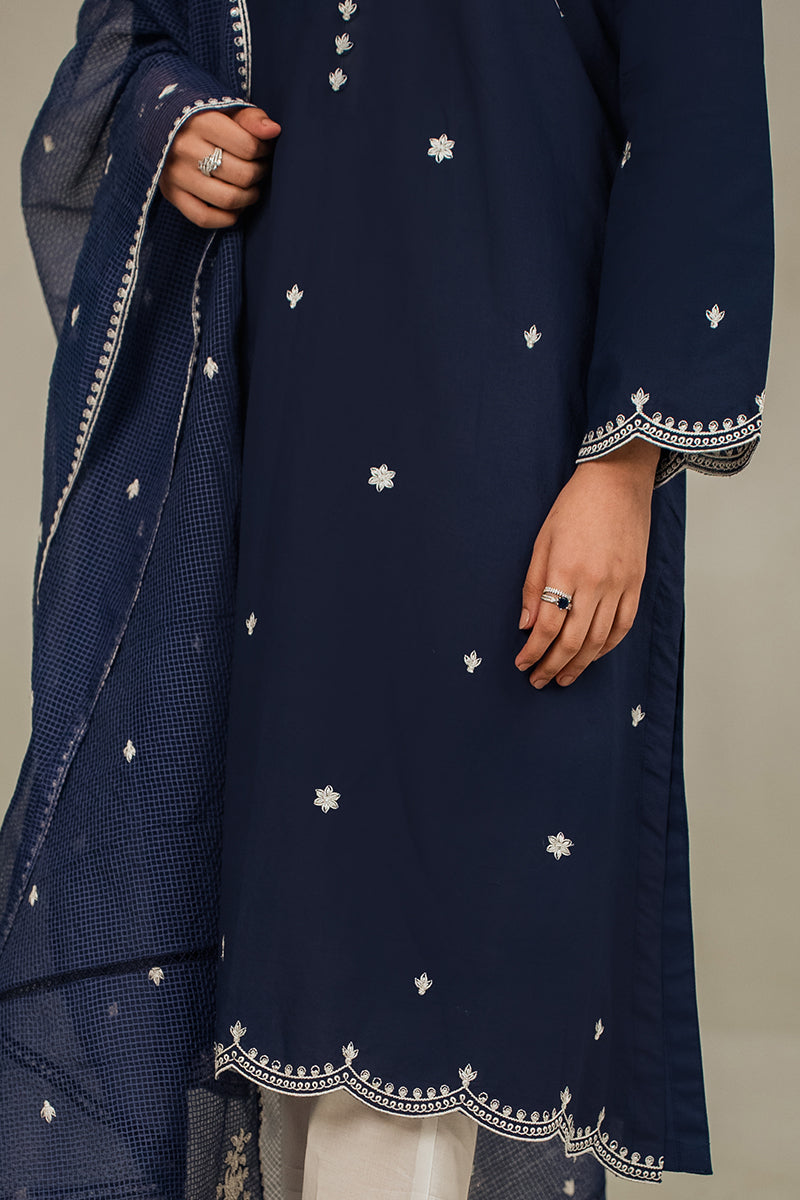MIDNIGHT PEARL-2 PC (SHIRT & DUPATTA)