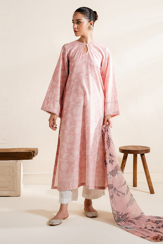 PINK GLAZE-2 PC (SHIRT & DUPATTA)