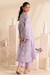 MAUVE DREAM-3 PC PRINTED LAWN SUIT