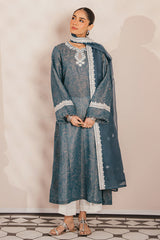 MIDNIGHT SKY-2 PIECE (SHIRT & DUPATTA)