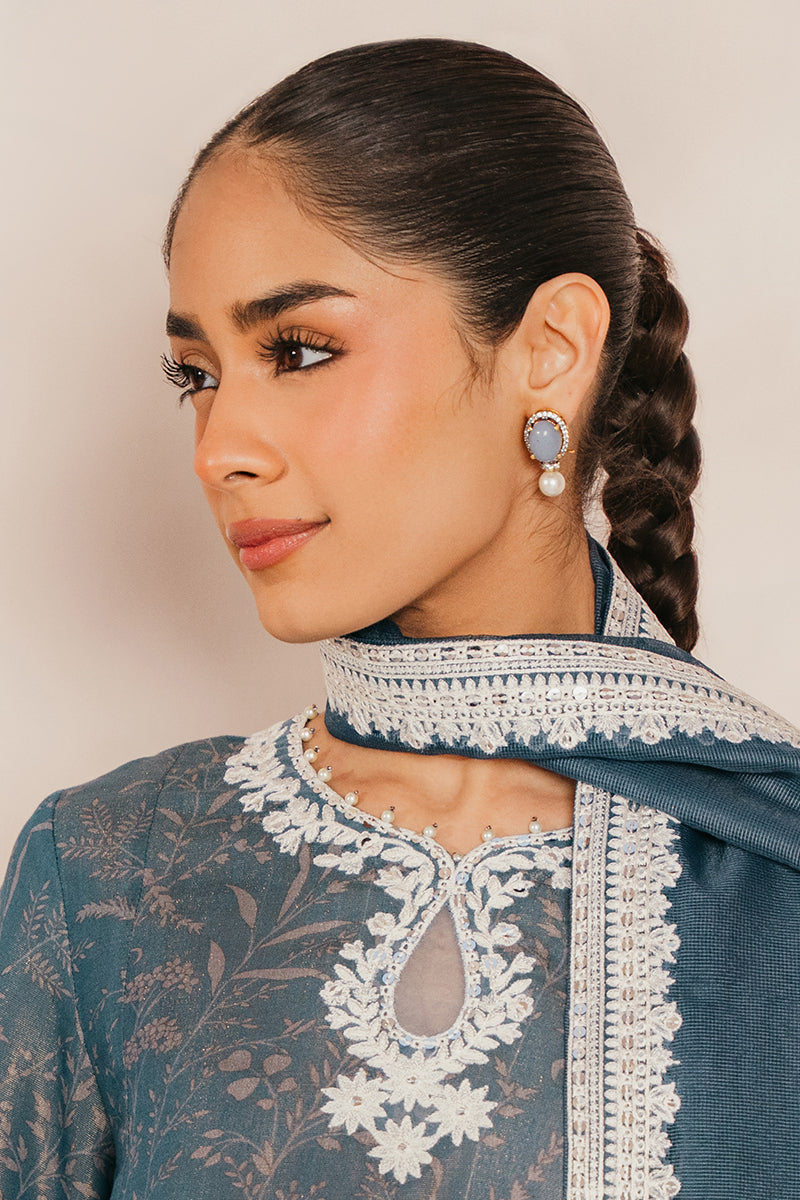 MIDNIGHT SKY-2 PIECE (SHIRT & DUPATTA)