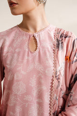 PINK GLAZE-2 PC (SHIRT & DUPATTA)