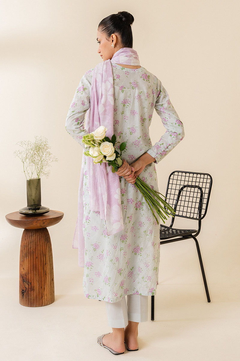 MYSTIC FLORA-3 PC PRINTED LAWN SUIT