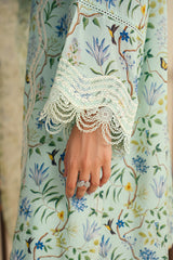 DUSTY AQUA-2 PC (SHIRT & DUPATTA)