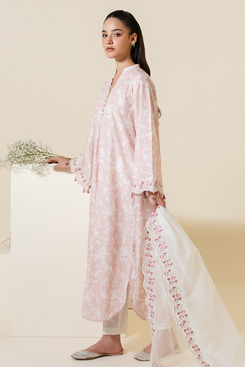PETAL PINK-2 PC (SHIRT & DUPATTA)