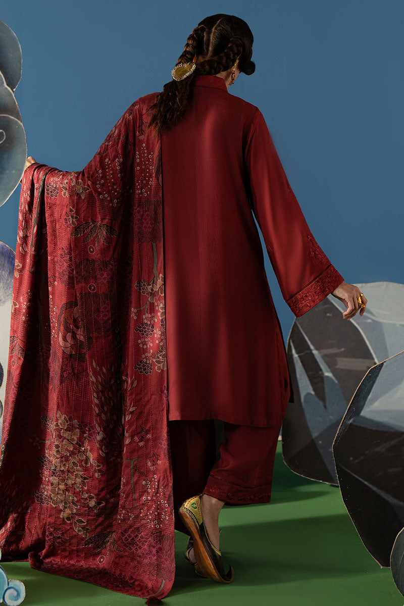 MYSTIC ROUGE-3 PC (SHIRT, TROUSER & DUPATTA)