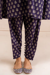 MYSTIC PLUM-2 PC (SHIRT & TROUSER)