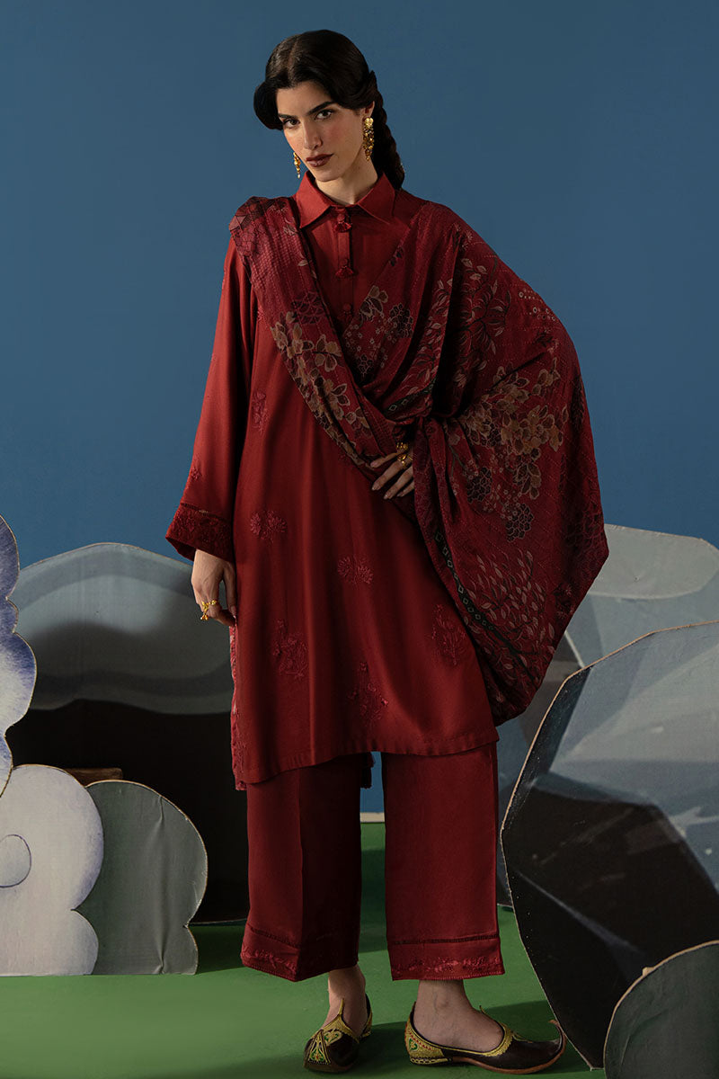 MYSTIC ROUGE-3 PC (SHIRT, TROUSER & DUPATTA)