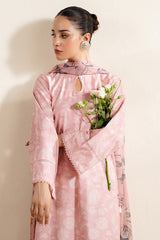 PINK GLAZE-2 PC (SHIRT & DUPATTA)