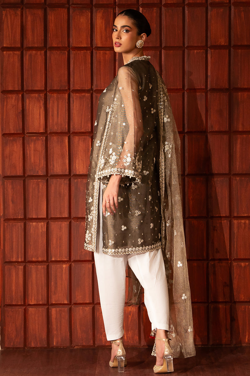 SUNSET SHIMMER-2 PC( SHIRT & DUPATTA)