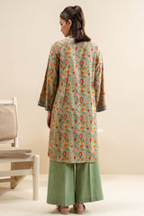 MUTED ROSE-2 PC PRINTED LINEN SUIT