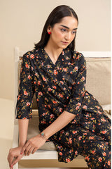 RAVEN CHARM-2 PC PRINTED LINEN SUIT