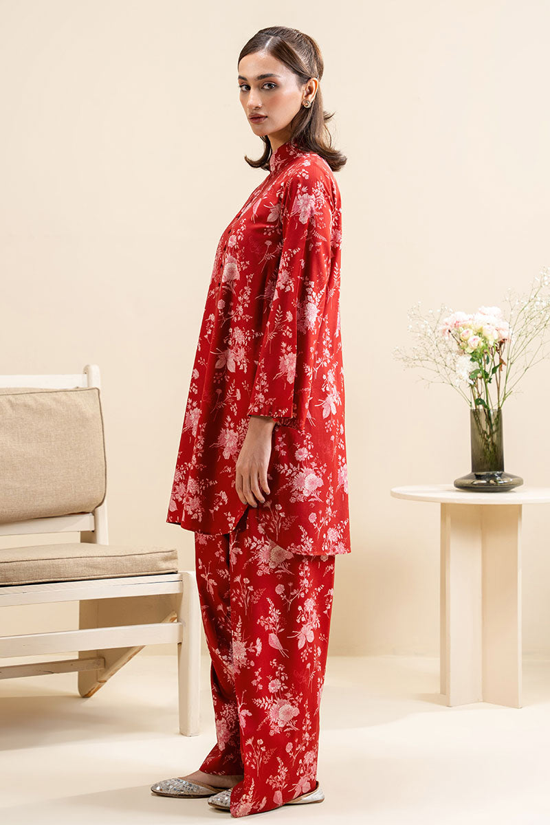 ORNATE GEM-2 PC PRINTED LINEN SUIT