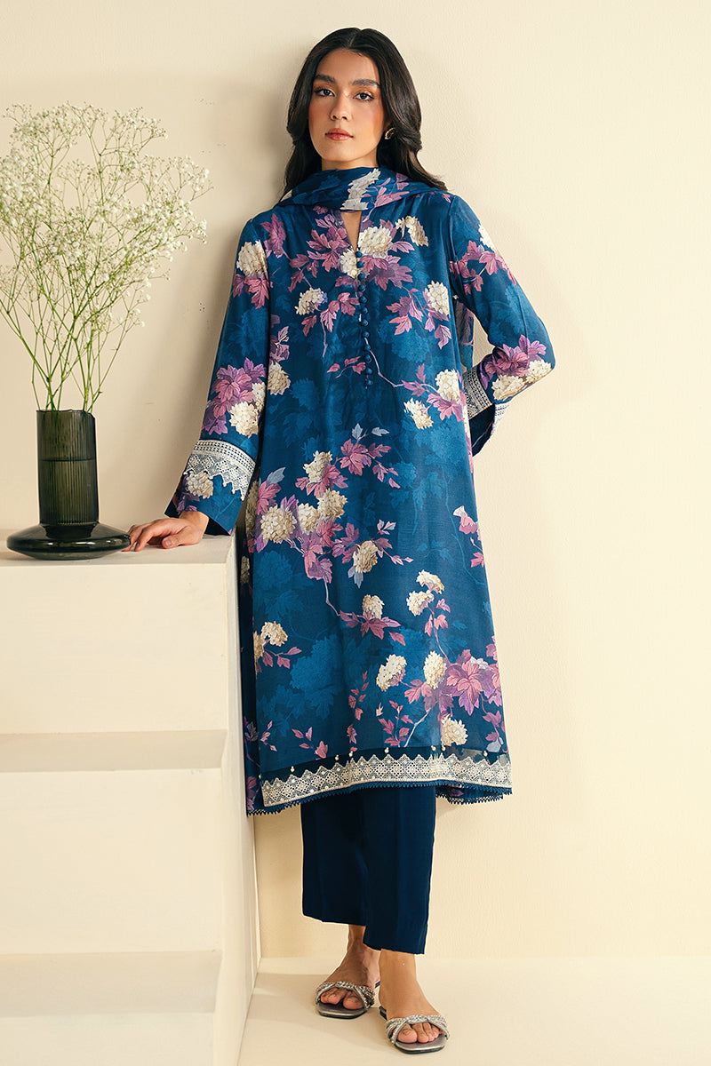 RADIANT BLOOM- 2 PC (SHIRT & DUPATTA)