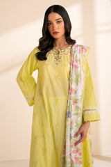 FLORESCENT GLOW-2 PC (SHIRT & DUPATTA)