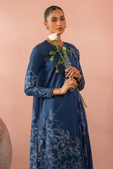 ORNATE BLUE-3 PC (SHIRT, DUPATTA & TROUSER)