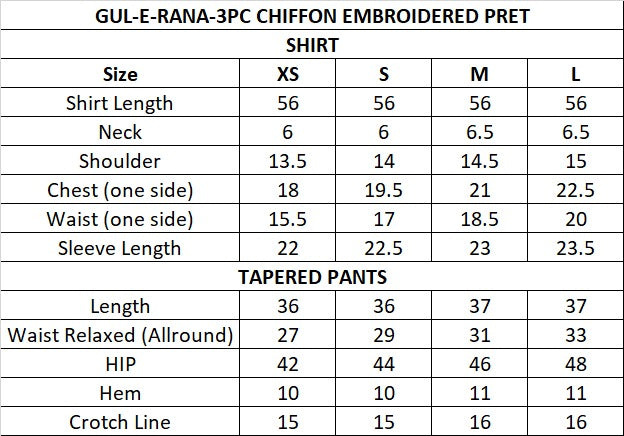 Size Guide