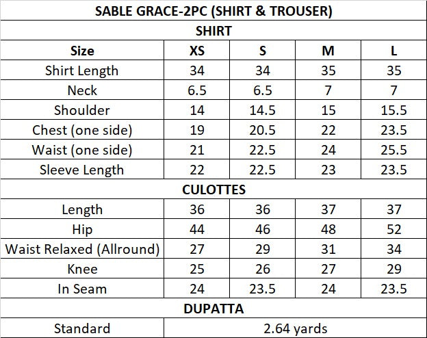 Size Guide