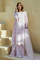 SHADOW BERRY-3 PIECE LAWN PRINTED SUIT