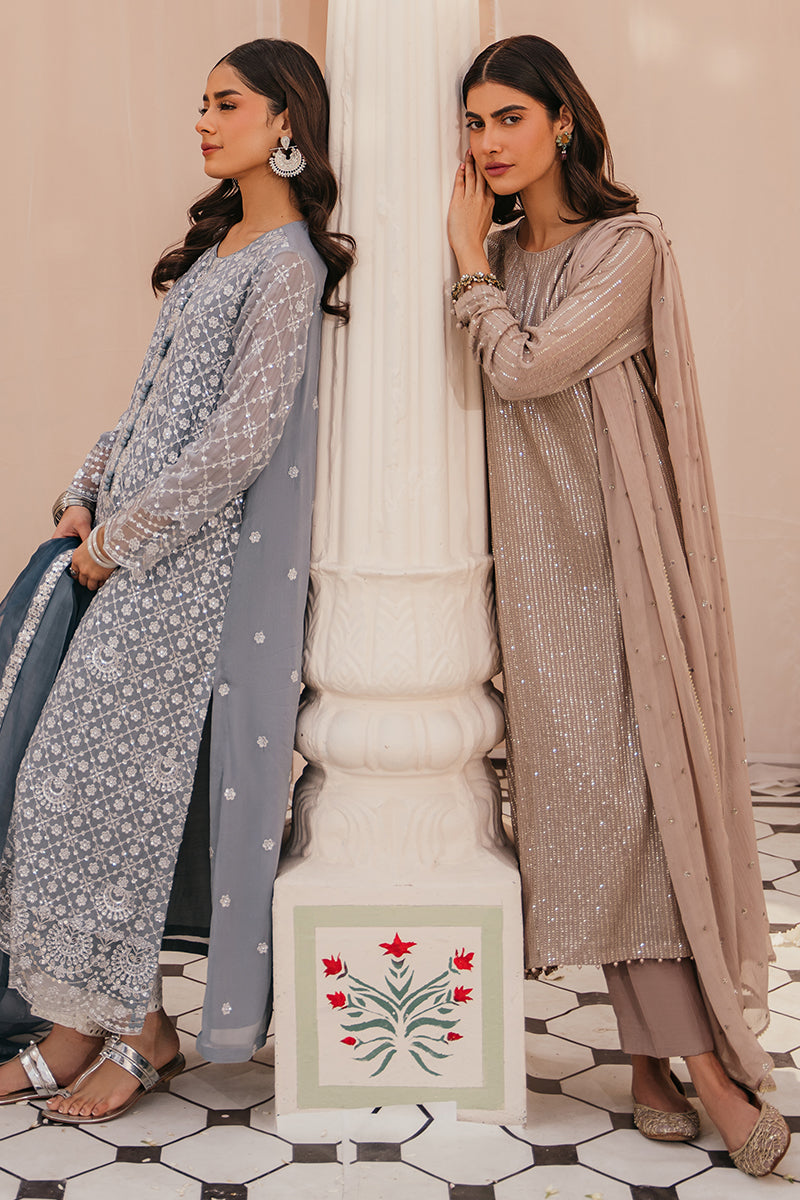 CLOUD BRUST-3 PIECE (SHIRT, TROUSER & DUPATTA)