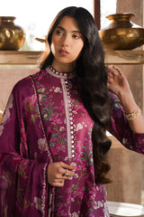 IRIS MAUVE-3 PIECE EMBROIDERED LAWN SUIT