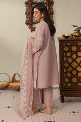 MAUVE GLAM-3 PC CHIKANKARI SUIT