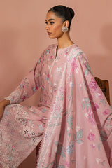 GARNET BLUSH-3 PC (SHIRT, DUPATTA & TROUSER)