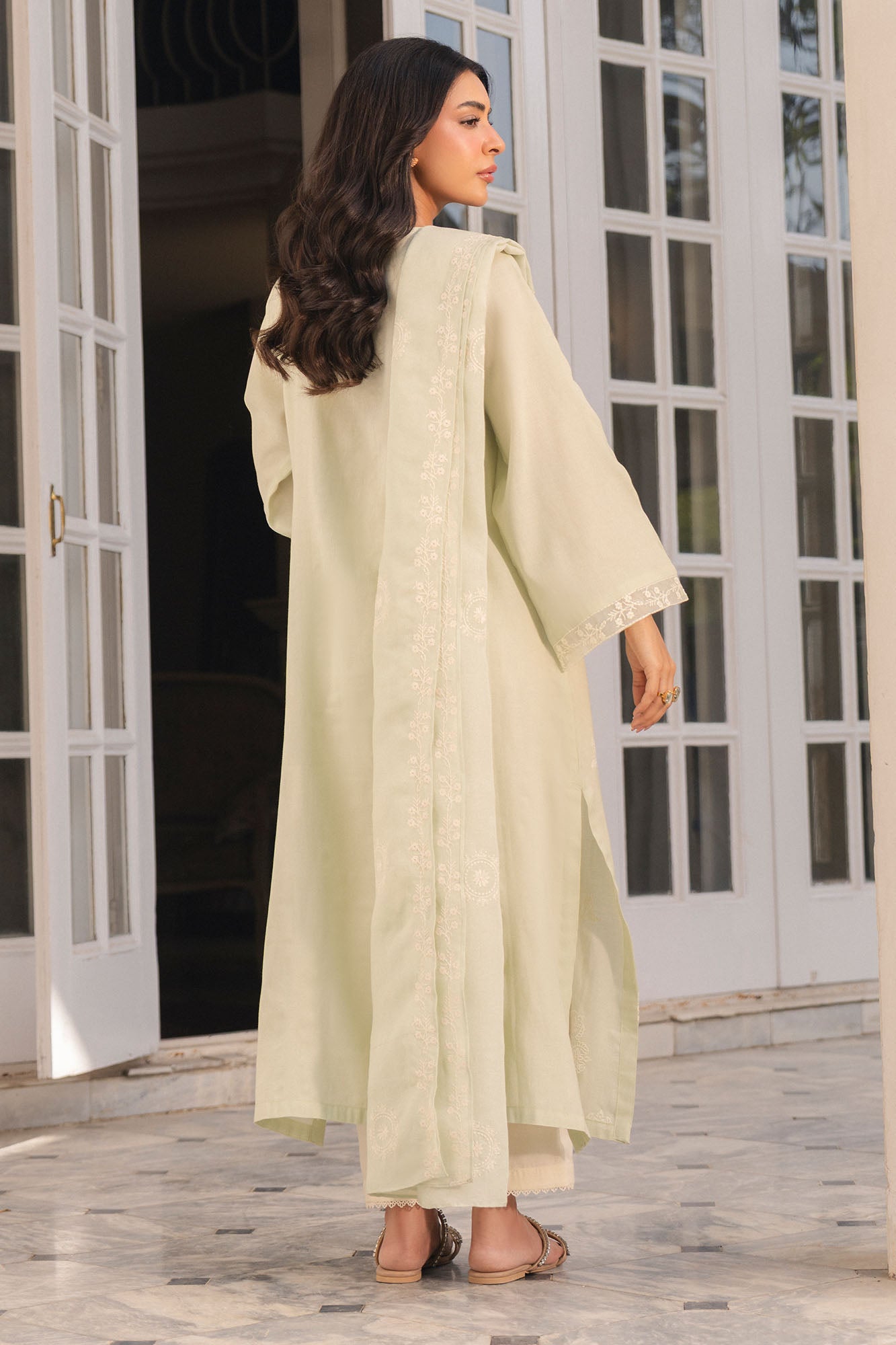 MINT WHISPER-2PC (SHIRT & DUPATTA)