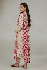 PASTEL FLORA-3 PIECE (SHIRT, TROUSER & DUPATTA)