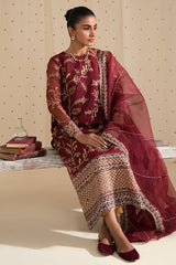 RANG E SEHAR- 2PC ORGANZA EMBROIDERED PRET