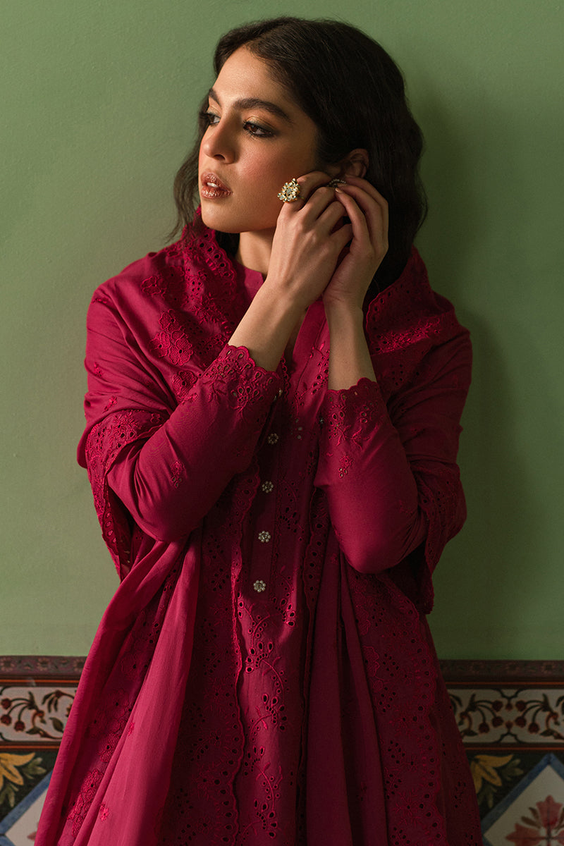 CERISE LOFT-3 PIECE CHIKANKARI SUIT