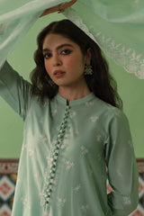 FLORAL WAVE-3 PIECE CHIKANKARI SUIT