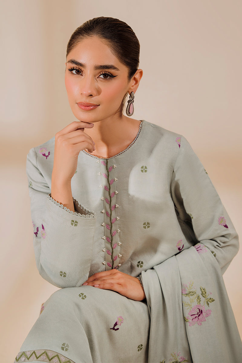 MOON FLOWER-2 PC (SHIRT & DUPATTA)