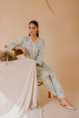 SOFT MINT-2PC(SHIRT & TROUSER)