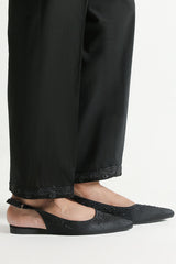 EMBROIDERED FITTED PANTS 2