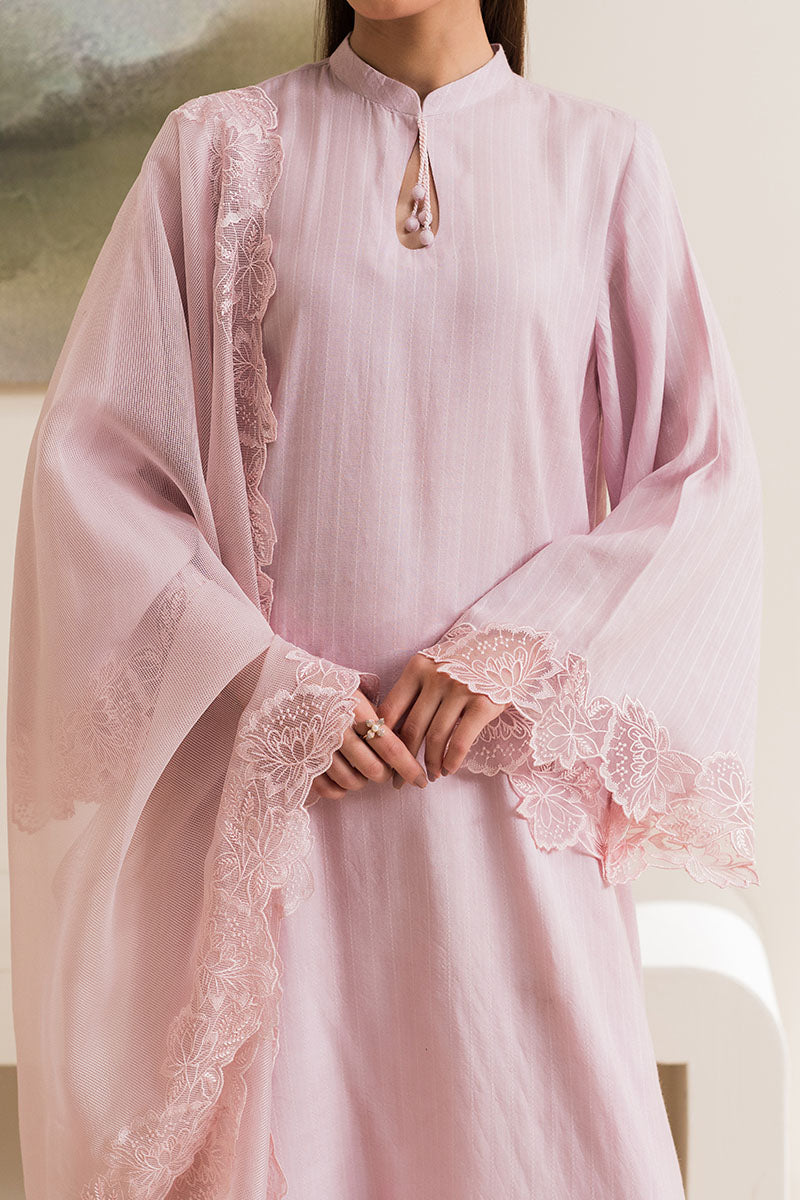 PEACH BLUSH-2PC (SHIRT & DUPATTA)