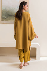 SAGE GREEN EMBROIDERED LINEN SHIRT