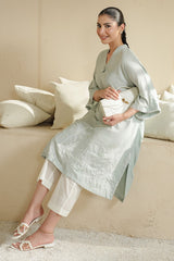 PALM BREEZE EMBROIDERED LAWN SHIRT
