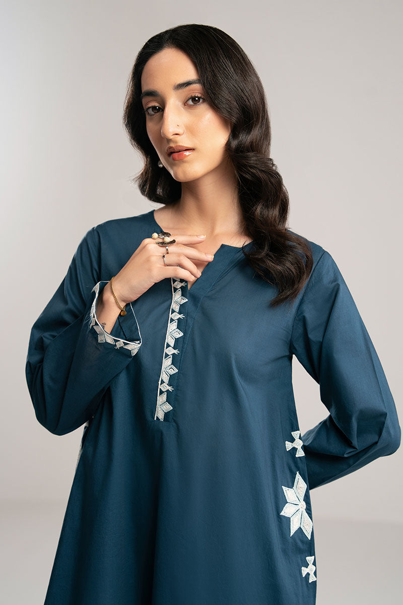 DEEP BLUE-2PC (SHIRT & TROUSER)