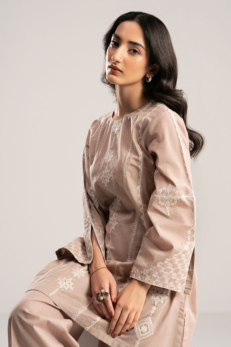 WHEAT WHITE-2PC (SHIRT & TROUSER)