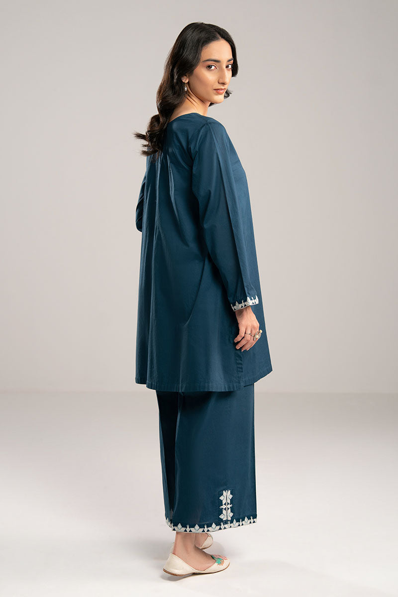 DEEP BLUE-2PC (SHIRT & TROUSER)