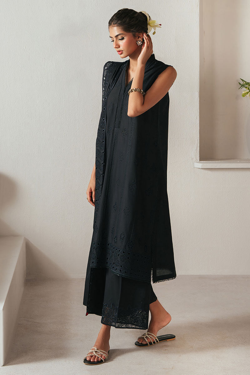 MIDNIGHT GLAM-3PC CHIKANKARI SUIT