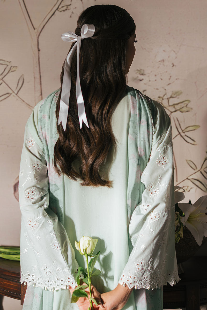 FLORAL GARLAND-3PC (SHIRT, TROUSER & DUPATTA)