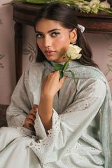 FLORAL GARLAND-3PC (SHIRT, TROUSER & DUPATTA)