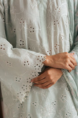 FLORAL GARLAND-3PC (SHIRT, TROUSER & DUPATTA)