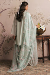 FLORAL GARLAND-3PC CHIKANKARI SUIT