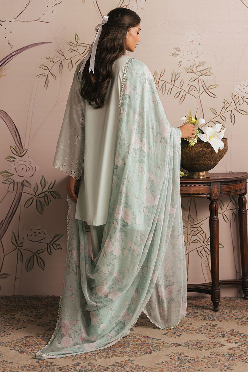 FLORAL GARLAND-3PC (SHIRT, TROUSER & DUPATTA)