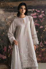 ASH ROSE-3PC LAWN EMBROIDERED SUIT